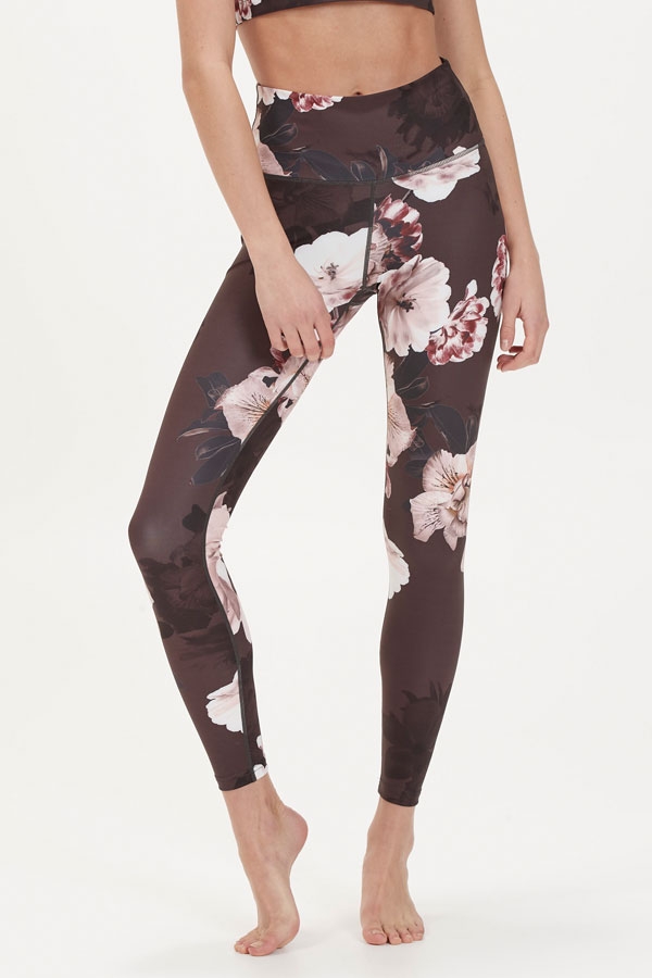 All In Motion Women's Floral Print High Waisted Leggings X-Large