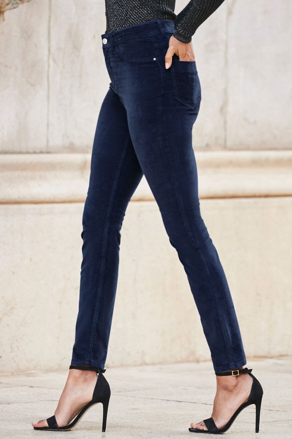 Mid Blue Mid Rise Bootcut Jeans