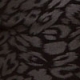 Black Textured Leopard Print Coated Skinny Jeans
