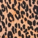 Leopard Print Ruched Neck Midi Dress