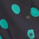 Black & Green Spot Print Shirt