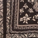 Black Scarf Print Tie Waist Maxi Dress