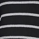 Black & Ivory Stripe Half Zip Jumper