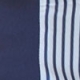 Navy Blue Stripe Print Lining Blazer