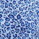 Blue Leopard Print Super Soft Premium Jersey Midi Dress