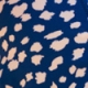Blue & White Fleck Print Gold Detail Swimsuit