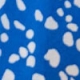 Blue & White Fleck Print Ruffle Hem Tie Waist Dress