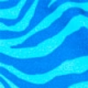 The Perfect Blue Zebra Print Moulded Cup Bikini Top