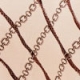 Ivory Chain Print Tie Detail Vest Jersey Top