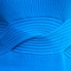 Cobalt Blue Twist Detail Fit & Flare Knitted Dress