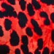 Red Leopard Print Halter Neck Sunshine Dress