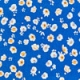 Blue Ditsy Floral Print Bardot Playsuit
