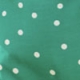Emerald Green & White Spot Print Midi Shirt Dress