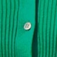 Emerald Green Ribbed Button Front Cardigan