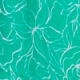 Green Floral Print Split Detail Bardot Dress