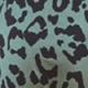 Khaki Animal Print Sweetheart Neckline Midi Dress