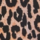 Leopard Print Ruched Neck Midi Dress