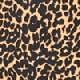 Leopard Print Keyhole Detail Fluted Cuff Jersey Top