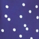 Navy Blue & White Spot Print Ruffle Hem Wrap Dress