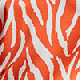 Orange Animal Print Fluted Sleeve Bardot Jersey Top