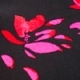 Black & Pink Floral Print Keyhole Detail Tunic Top