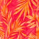 Pink & Orange Floral Print Linen Wrap Dress