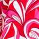 Pink & Red Swirl Print Ruffle Hem Shift Dress