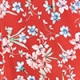 Red Floral Print Tie Waist Maxi Dress