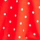 Red & White Spot Print Jersey Midi Dress