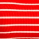 Red & White Stripe Button Detail Boat Neck Jumper