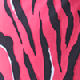 Pink Animal Print Mesh Wrap Jersey Dress