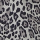 Snow Leopard Print V Neck Fit & Flare Dress