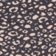 Black Leopard Print Scarf  