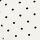 Ivory Spot Print Keyhole Detail Jersey Tunic Top