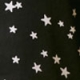 Black & White Star Print Midi Shirt Dress