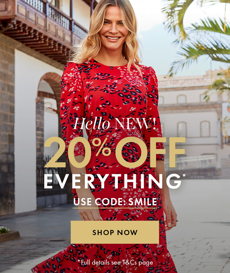 20% OFF EVERYTHING!* USE CODE: SMILE